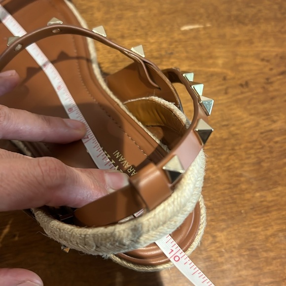 Valentino Garavani Opanka Rockstud Espadrille Sandals Size 39 - Picture 16 of 16